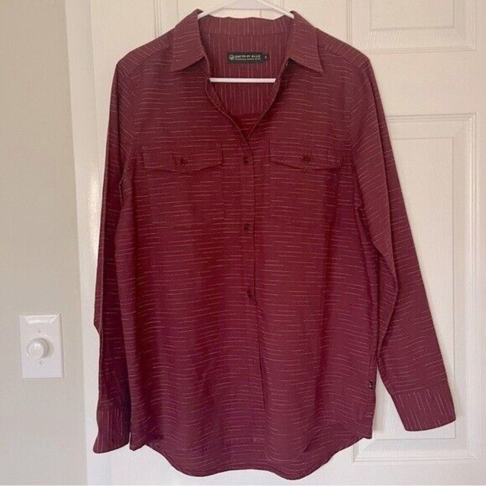 United By Blue Maroon Button-Up- Men Small